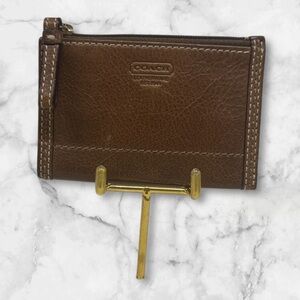 Vintage Coach Keyholder Leather coin pouch